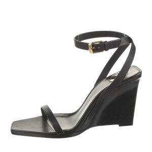 Saint Laurent Leather Wedges